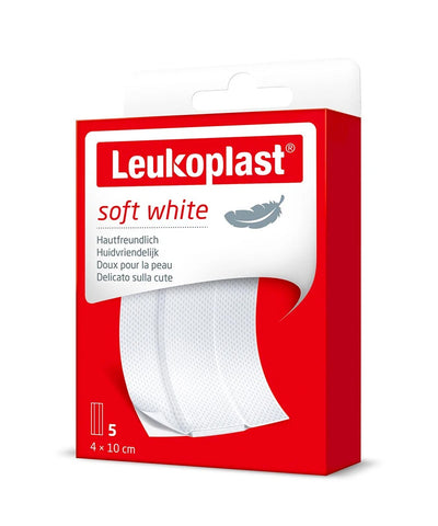 Leukoplast<sup>®</sup> Soft White <br> 4x10 cm - 5 buc